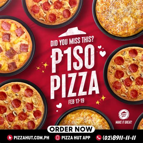 Manila Shopper: Pizza Hut's PISO Pizza is back!.